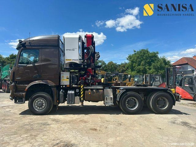 Mercedes-Benz Arocs 3351/6x6/Palfinger Epolsion S260/Langholz - Camion grumier: photos 3 Mercedes-Benz Arocs 3351/6x6/Palfinger Epolsion S260/Langholz - Camion grumier: photos 3