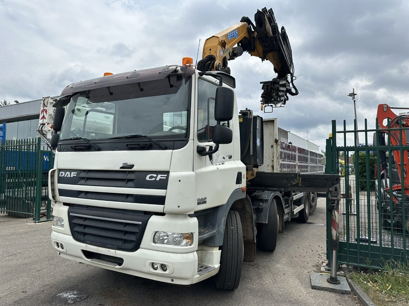 DAF CF 85.360 8x2 + KRAN (25m!) EFFER 305 6S + JIB 4S + ROTATOR - PLATORM 7m60 - LIFT + STEERING AXLE - EURO 5 - BE - Camion plateau, Camion grue: photos 4 DAF CF 85.360 8x2 + KRAN (25m!) EFFER 305 6S + JIB 4S + ROTATOR - PLATORM 7m60 - LIFT + STEERING AXLE - EURO 5 - BE - Camion plateau, Camion grue: photos 4