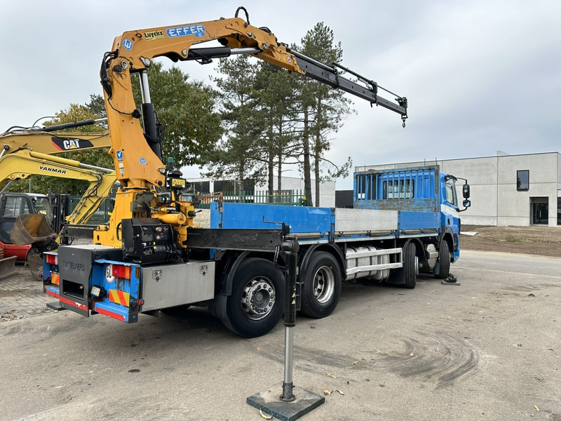 Camion plateau, Camion grue DAF CF 85.360 8x2 PRITSCHE 7m35 + KRAN EFFER 165-3S + RADIO - MANUAL GEARBOX ZF - EURO 5 - BE TRUCK: photos 7