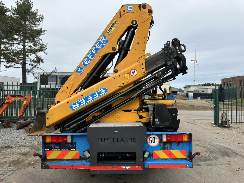 Camion plateau, Camion grue DAF CF 85.360 8x2 PRITSCHE 7m35 + KRAN EFFER 165-3S + RADIO - MANUAL GEARBOX ZF - EURO 5 - BE TRUCK: photos 16