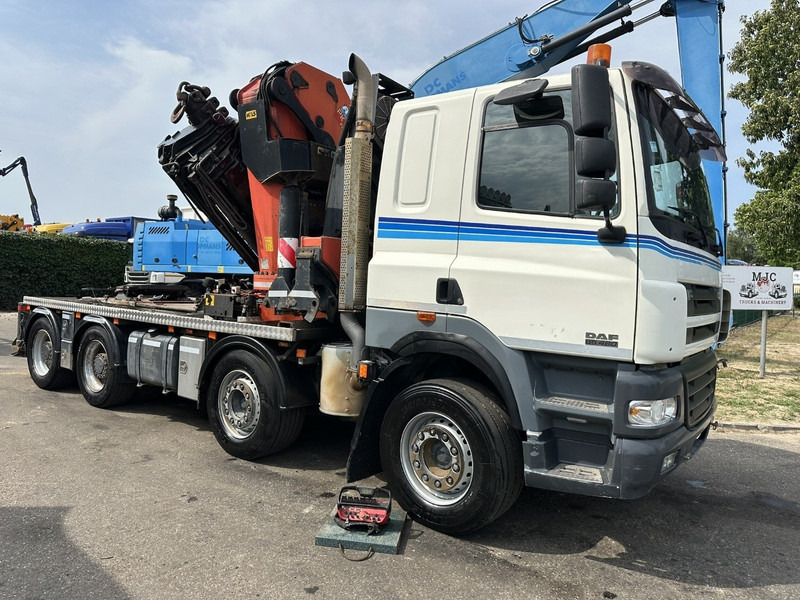 DAF CF 85.480 8x4 + CRANE PALFINGER PK90002 F (7x) - MANUAL ZF - RETARDER - BIG AXLES / HUB REDUCTION - STEEL SPRING - Camion grue: photos 2 DAF CF 85.480 8x4 + CRANE PALFINGER PK90002 F (7x) - MANUAL ZF - RETARDER - BIG AXLES / HUB REDUCTION - STEEL SPRING - Camion grue: photos 2