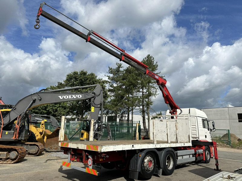 MAN TG 360 A 6x2 + CRANE ATLAS 100.1 A3 - PLATFORM 5m80 - E3 - LIFT-AXLE - FULL AIR SUSPENSION - ZF AS TRONIC - BE TRUCK - Camion grue: photos 5 MAN TG 360 A 6x2 + CRANE ATLAS 100.1 A3 - PLATFORM 5m80 - E3 - LIFT-AXLE - FULL AIR SUSPENSION - ZF AS TRONIC - BE TRUCK - Camion grue: photos 5