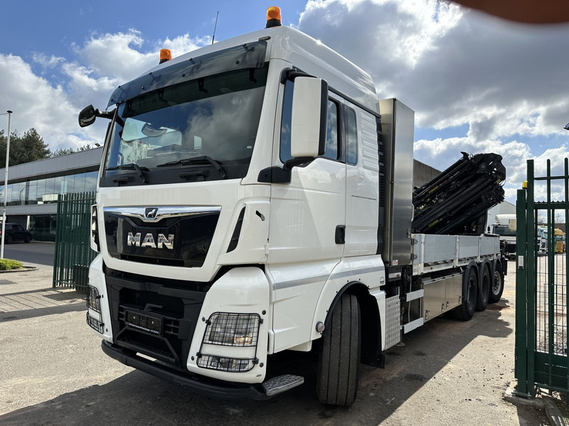 MAN TGX 35.420 8x4-4 TRIDEM PRTISCHE 6m40 + KRAN (26m!) HIAB X-HIPRO 408 E-5 + JIB 100X-5 - *306.245km* - BE TRUCK - Camion plateau, Camion grue: photos 3 MAN TGX 35.420 8x4-4 TRIDEM PRTISCHE 6m40 + KRAN (26m!) HIAB X-HIPRO 408 E-5 + JIB 100X-5 - *306.245km* - BE TRUCK - Camion plateau, Camion grue: photos 3