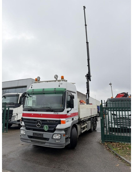 Camion grue Mercedes-Benz ACTROS 2544 6x2 MP2 + CRANE ATLAS 165.2E (3x HYDR) - RADIO - *FULL AIR* - LIFT + STEERING AXLE - *299.000km* - PLATFORM 6m50: photos 17 Camion grue Mercedes-Benz ACTROS 2544 6x2 MP2 + CRANE ATLAS 165.2E (3x HYDR) - RADIO - *FULL AIR* - LIFT + STEERING AXLE - *299.000km* - PLATFORM 6m50: photos 17