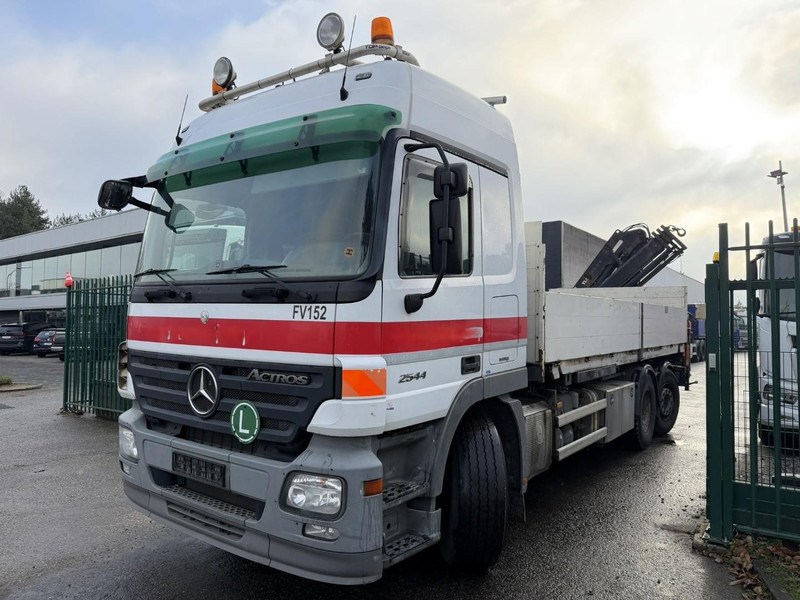 Mercedes-Benz ACTROS 2544 6x2 MP2 PRITSCHE + KRAN ATLAS 165.2E (3x HYDR) - RADIO - *FULL AIR* - LIFT + STEERING AXLE - *299.000km* - PLATFORM 6m50 - Camion plateau, Camion grue: photos 3 Mercedes-Benz ACTROS 2544 6x2 MP2 PRITSCHE + KRAN ATLAS 165.2E (3x HYDR) - RADIO - *FULL AIR* - LIFT + STEERING AXLE - *299.000km* - PLATFORM 6m50 - Camion plateau, Camion grue: photos 3