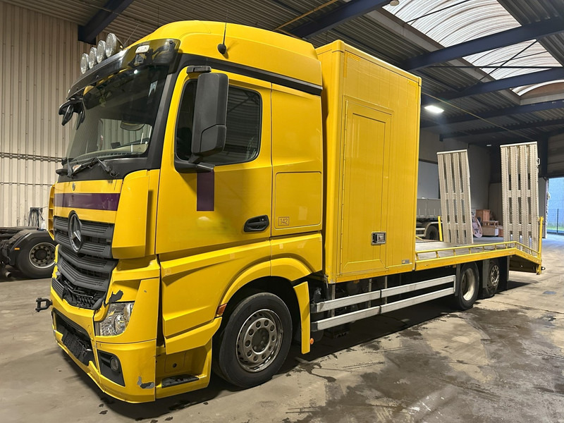 Mercedes-Benz ACTROS 2745 6x2 OPRIJWAGEN / AUTOTRANSPORTER / MACHINE TRANSPORTER - WINCH - 6m10 - EURO 5 - LIFT AXLE - HYDR RAMPS - NL TRUCK - Remorqueuse: photos 2 Mercedes-Benz ACTROS 2745 6x2 OPRIJWAGEN / AUTOTRANSPORTER / MACHINE TRANSPORTER - WINCH - 6m10 - EURO 5 - LIFT AXLE - HYDR RAMPS - NL TRUCK - Remorqueuse: photos 2