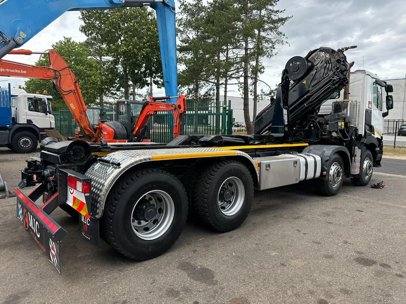 Renault C460 8x4 HOOKLIFT + (19m!) CRANE HIAB 288 E-6 HIDUO - RADIO - 5/6 F - STEEL SPRING / HUB REDUCTION - BE TRUCK - Camion ampliroll, Camion grue: photos 5 Renault C460 8x4 HOOKLIFT + (19m!) CRANE HIAB 288 E-6 HIDUO - RADIO - 5/6 F - STEEL SPRING / HUB REDUCTION - BE TRUCK - Camion ampliroll, Camion grue: photos 5