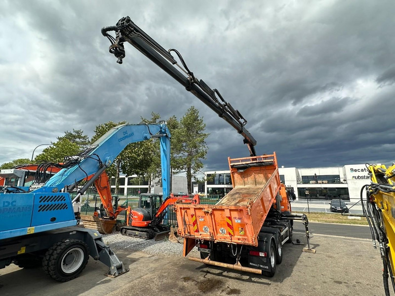 Renault KERAX 380 DXI 6x4 TIPPER + CRANE HIAB 144 B-3 - RADIO - *246.000km* - RETARDER - BORDMATIC - EURO 5 - Camion benne, Camion grue: photos 5 Renault KERAX 380 DXI 6x4 TIPPER + CRANE HIAB 144 B-3 - RADIO - *246.000km* - RETARDER - BORDMATIC - EURO 5 - Camion benne, Camion grue: photos 5