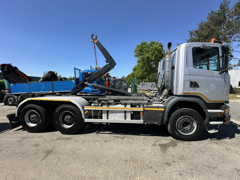 Scania G450 6x4 HOOKLIFT AJK 20T - 5760mm - 3m90 WB - HUB REDUCTION / STEEL SUSP. - EURO 6 - BE TRUCK - Camion ampliroll: photos 4 Scania G450 6x4 HOOKLIFT AJK 20T - 5760mm - 3m90 WB - HUB REDUCTION / STEEL SUSP. - EURO 6 - BE TRUCK - Camion ampliroll: photos 4