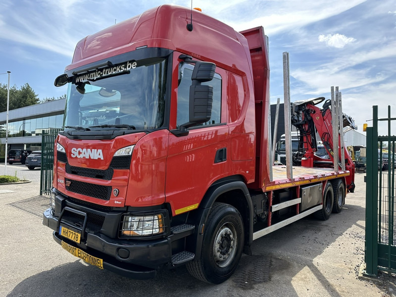 Scania G500 XT 6x4 WOOD / TIMBER / HOLZ CRANE PALFINGER EPSILON Q150Z + RETARDER - FULL AIR SUSP. - BE TRUCK - Camion grumier, Camion grue: photos 3 Scania G500 XT 6x4 WOOD / TIMBER / HOLZ CRANE PALFINGER EPSILON Q150Z + RETARDER - FULL AIR SUSP. - BE TRUCK - Camion grumier, Camion grue: photos 3