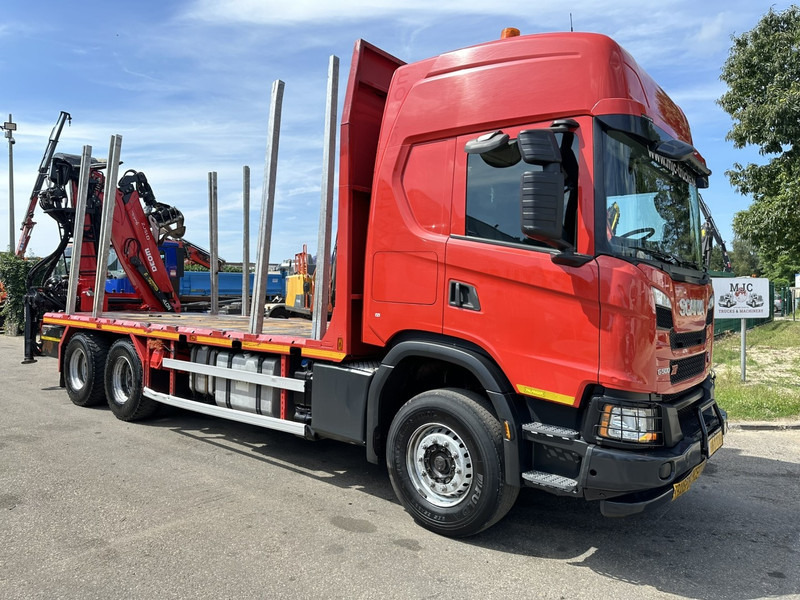 Scania G500 XT 6x4 WOOD / TIMBER / HOLZ CRANE PALFINGER EPSILON Q150Z + RETARDER - FULL AIR SUSP. - BE TRUCK - Camion plateau, Camion grue: photos 1 Scania G500 XT 6x4 WOOD / TIMBER / HOLZ CRANE PALFINGER EPSILON Q150Z + RETARDER - FULL AIR SUSP. - BE TRUCK - Camion plateau, Camion grue: photos 1