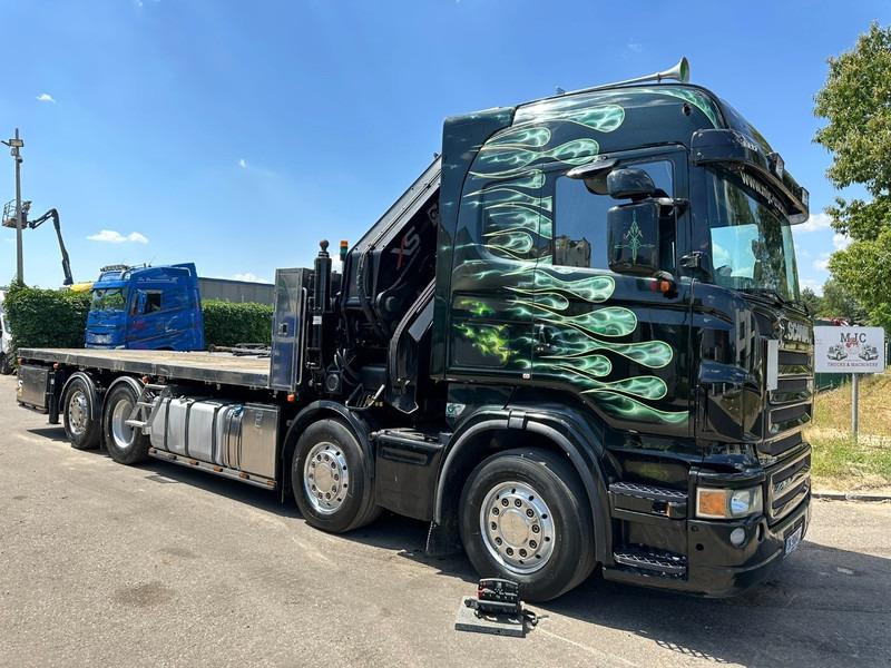 Scania R620 8x2 + CRANE HIAB 800 EP-5 HIPRO - RETARDER - LIFT/STEERING AXLE - HIGHLINE SLEEPER - LEATHER - ALCOA - Camion grue: photos 2 Scania R620 8x2 + CRANE HIAB 800 EP-5 HIPRO - RETARDER - LIFT/STEERING AXLE - HIGHLINE SLEEPER - LEATHER - ALCOA - Camion grue: photos 2