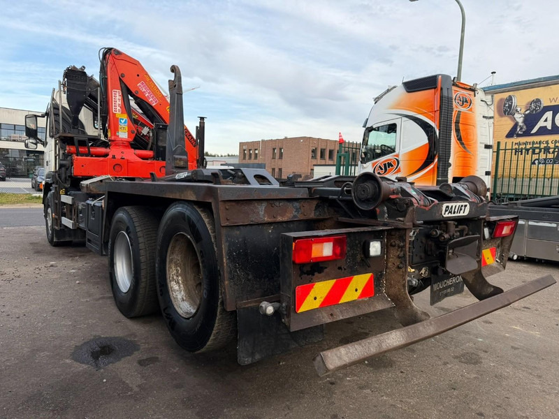 Camion ampliroll, Camion grue Volvo FM 400 6x2 HOOKLIFT + CRANE PALFINGER PK 15500 B (2x) - 5/6 F - MANUAL - EURO 4 - BE TRUCK: photos 7