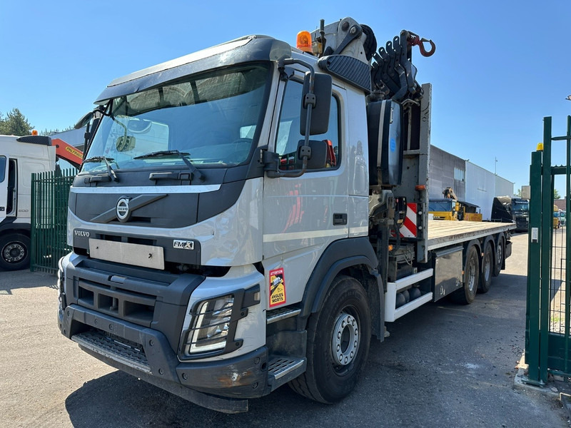 Volvo FMX 340 8x4 TRIDEM + CRANE EFFER 265 / 6S - PLATFORM 7m50 - EURO 6 - RADIO - *473.000km* - BE TRUCK - Camion grue: photos 3 Volvo FMX 340 8x4 TRIDEM + CRANE EFFER 265 / 6S - PLATFORM 7m50 - EURO 6 - RADIO - *473.000km* - BE TRUCK - Camion grue: photos 3