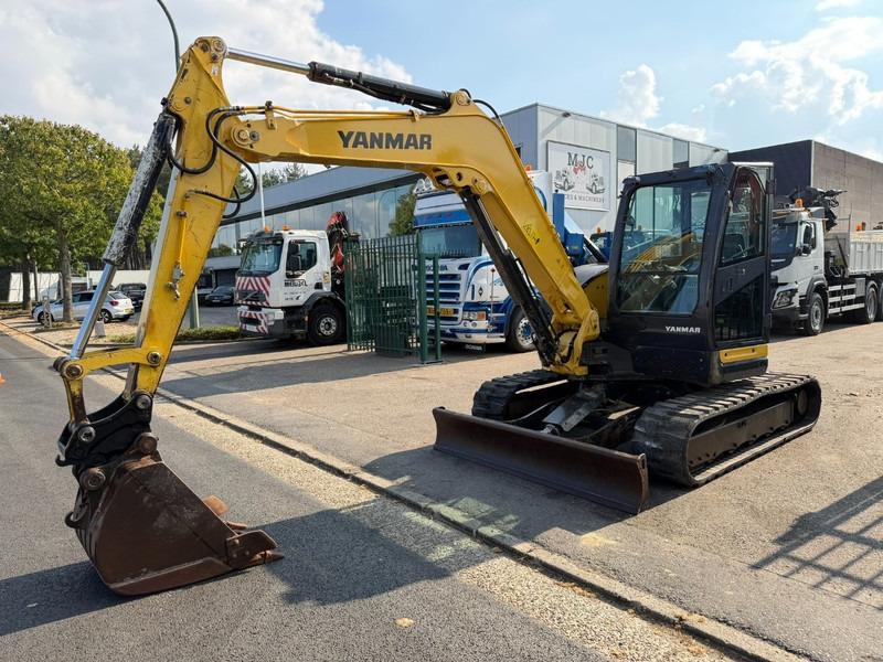 Yanmar VIO 80 8T - EXTRA HYDR F - 2013h - BLADE - A/C - QUICKHITCH - CE - BE MACHINE - Mini pelle: photos 2 Yanmar VIO 80 8T - EXTRA HYDR F - 2013h - BLADE - A/C - QUICKHITCH - CE - BE MACHINE - Mini pelle: photos 2