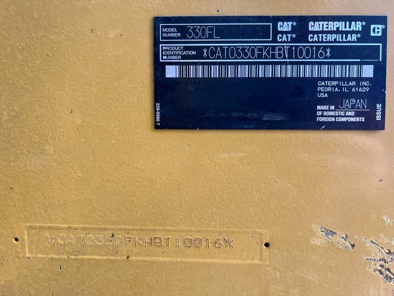 Pelle sur chenille Cat 330F L: photos 9