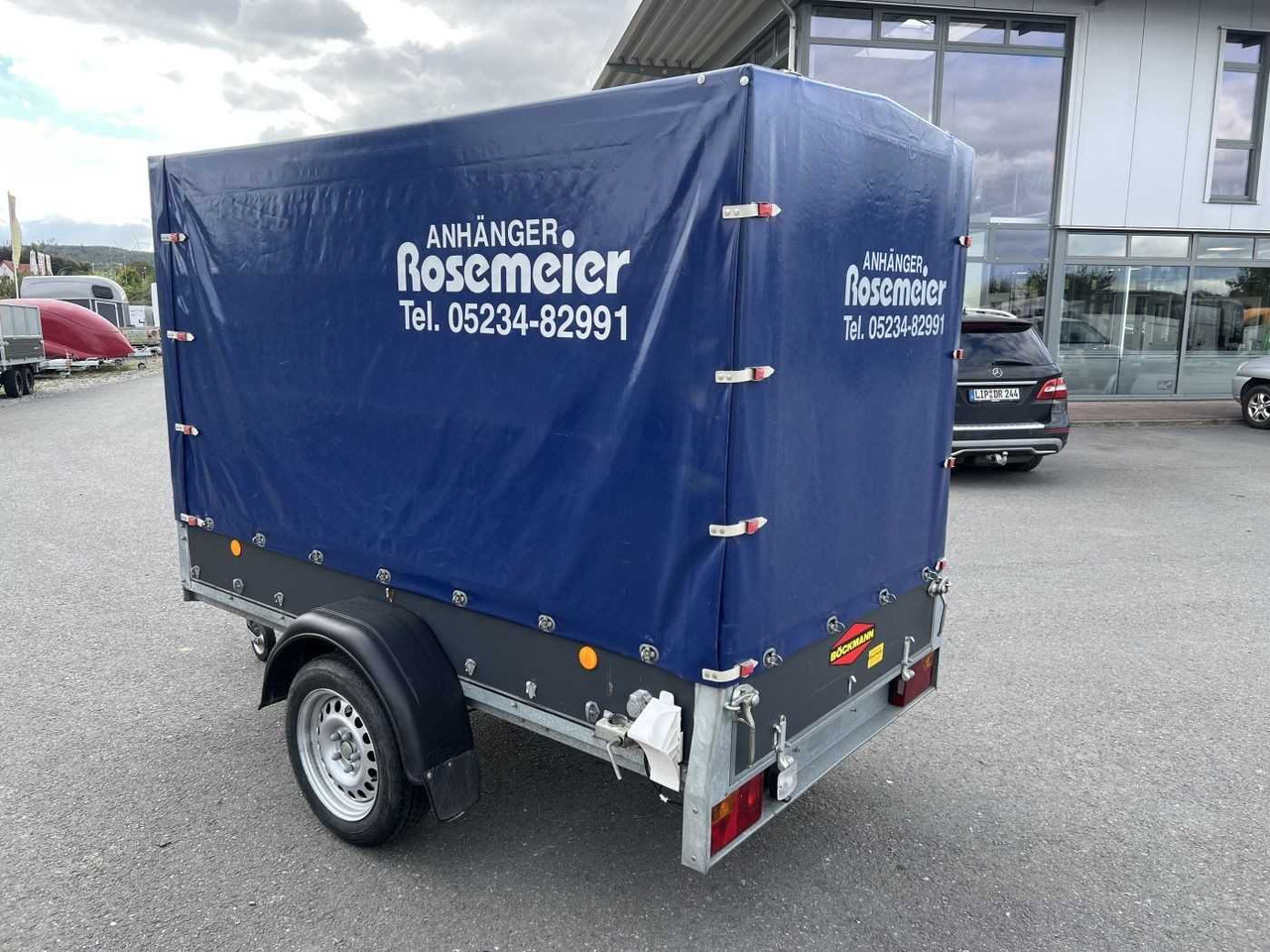 BOECKMANN HNB 1025 Plane Kastenanhänger gebremst - Remorque voiture: photos 5 BOECKMANN HNB 1025 Plane Kastenanhänger gebremst - Remorque voiture: photos 5