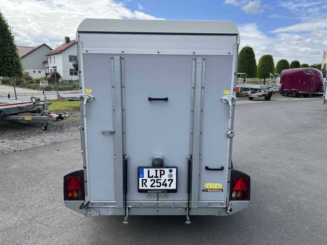 BOECKMANN KT 2513/135 F Tür TKL Stützen Kofferanhänger - Remorque fourgon: photos 4 BOECKMANN KT 2513/135 F Tür TKL Stützen Kofferanhänger - Remorque fourgon: photos 4