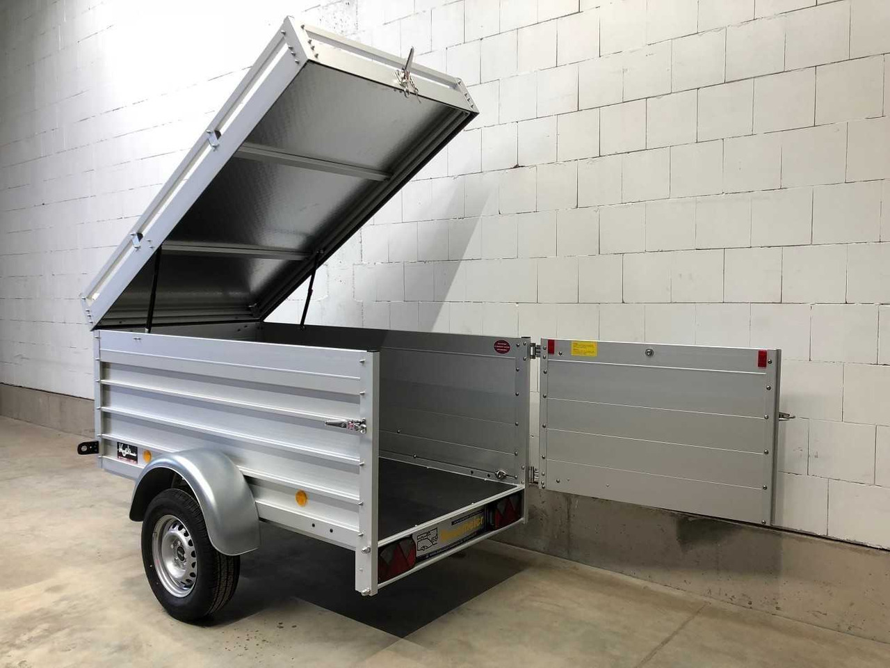 KOCH U2 mit 2 x BWEH, Deckel, Tür Deckelanhänger - Remorque voiture: photos 2 KOCH U2 mit 2 x BWEH, Deckel, Tür Deckelanhänger - Remorque voiture: photos 2