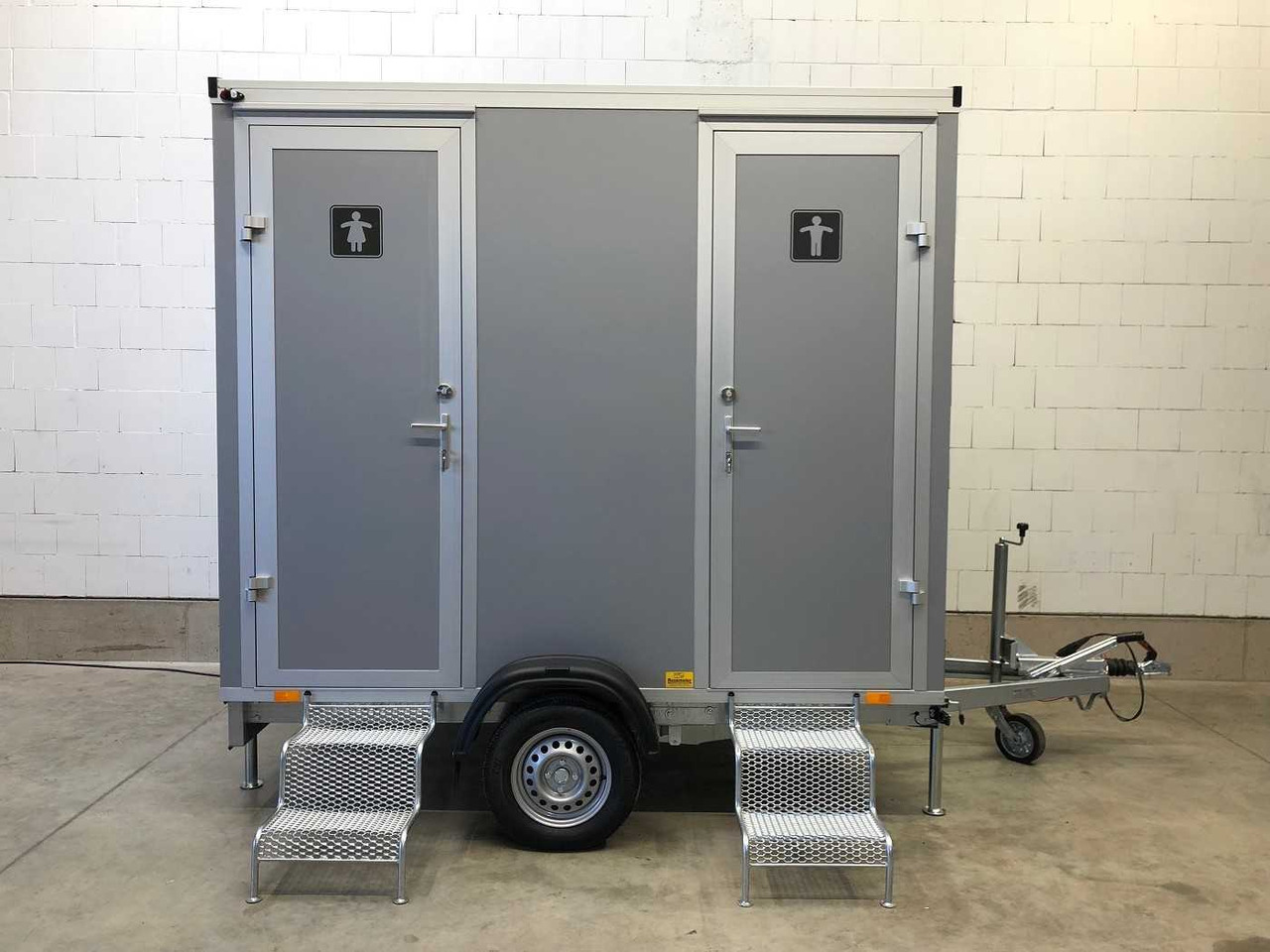 ROSEMEIER VE 1 Damen, 1 Herren, U H SILVER Toilettenanhänger - Conteneur comme habitat, Remorque: photos 4 ROSEMEIER VE 1 Damen, 1 Herren, U H SILVER Toilettenanhänger - Conteneur comme habitat, Remorque: photos 4