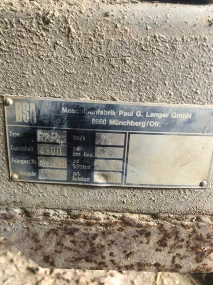 Pumptankwagen BSA 4300 ltr. - Outil/ Équipement: photos 4 Pumptankwagen BSA 4300 ltr. - Outil/ Équipement: photos 4