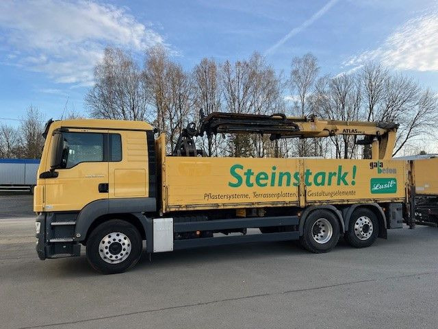 MAN TGS 26.400 Baustoff LKW mit Ladekran Atlas 210.2 MAN TGS 26.400 Baustoff LKW mit Ladekran Atlas 210.2 - Camion grue, Camion plateau: photos 3 MAN TGS 26.400 Baustoff LKW mit Ladekran Atlas 210.2 MAN TGS 26.400 Baustoff LKW mit Ladekran Atlas 210.2 - Camion grue, Camion plateau: photos 3