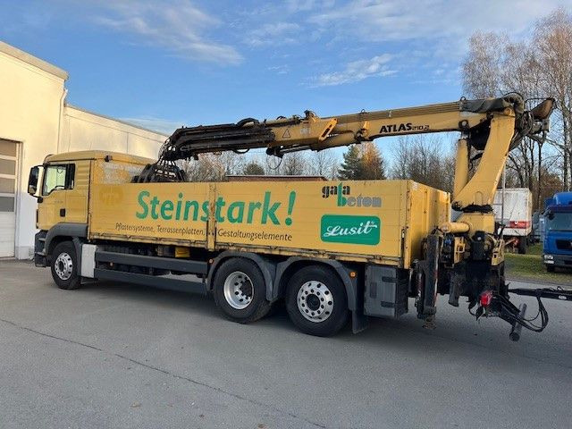 MAN TGS 26.400 Baustoff LKW mit Ladekran Atlas 210.2 MAN TGS 26.400 Baustoff LKW mit Ladekran Atlas 210.2 - Camion plateau, Camion grue: photos 4 MAN TGS 26.400 Baustoff LKW mit Ladekran Atlas 210.2 MAN TGS 26.400 Baustoff LKW mit Ladekran Atlas 210.2 - Camion plateau, Camion grue: photos 4