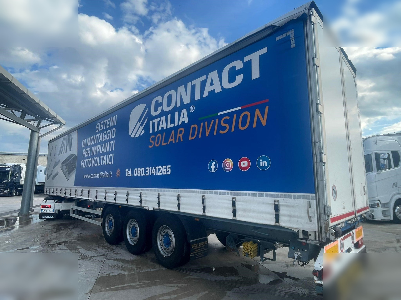 MERKER - Semi-remorque rideaux coulissants: photos 2 MERKER - Semi-remorque rideaux coulissants: photos 2