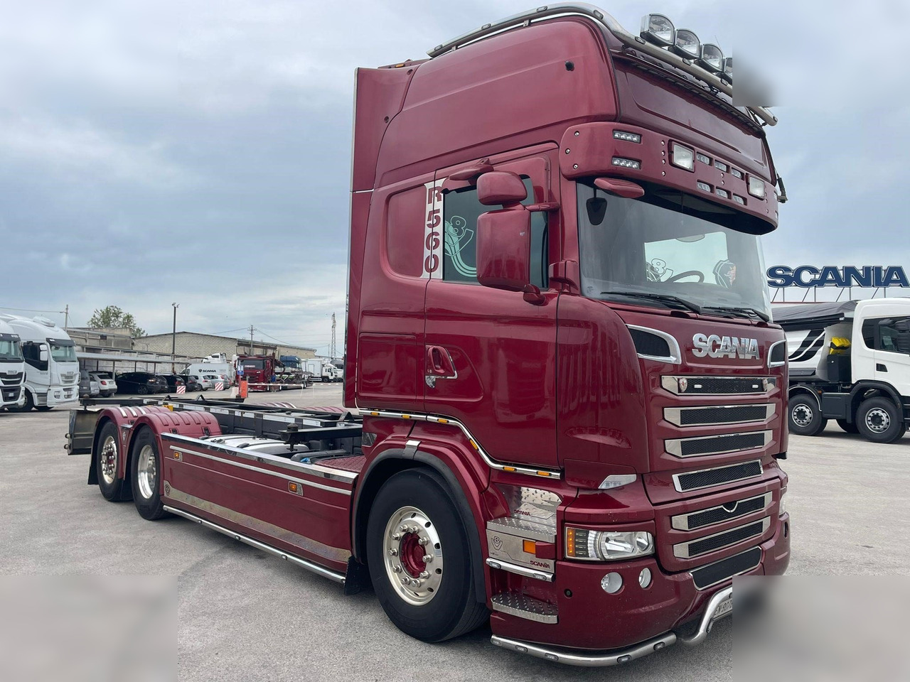 SCANIA R560 - Camion porte-conteneur/ Caisse mobile: photos 1 SCANIA R560 - Camion porte-conteneur/ Caisse mobile: photos 1
