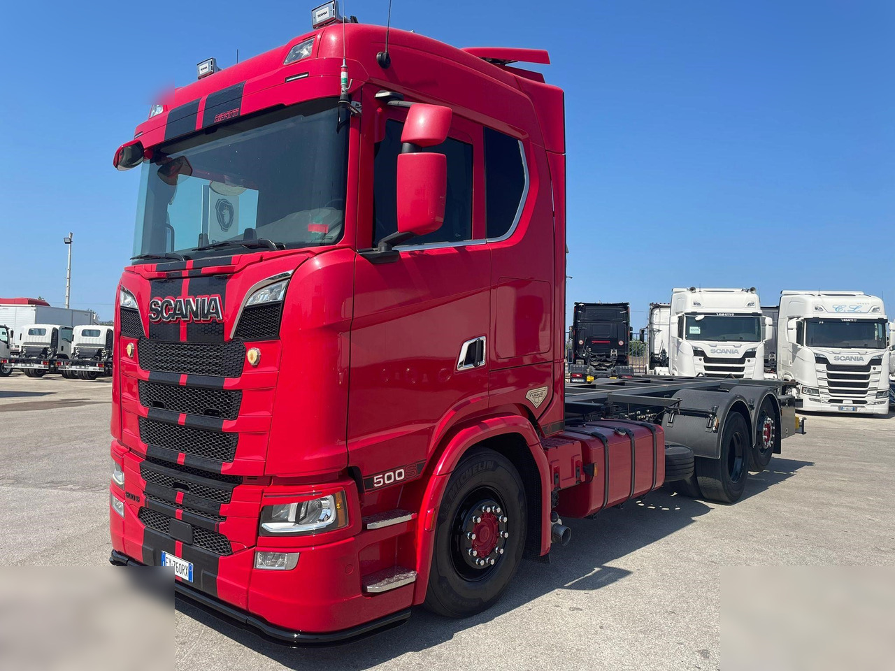 SCANIA S500 - Camion porte-conteneur/ Caisse mobile: photos 2 SCANIA S500 - Camion porte-conteneur/ Caisse mobile: photos 2