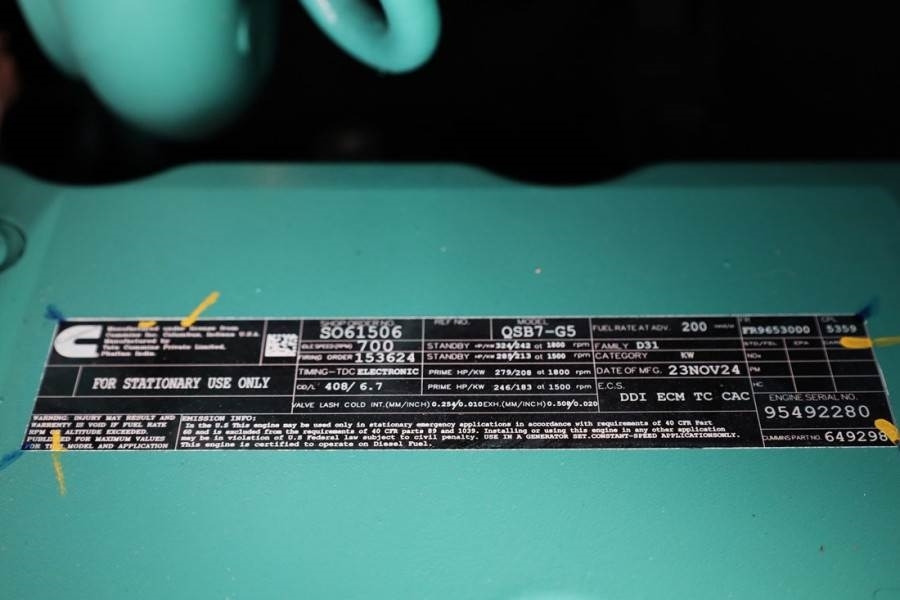 Cummins C220D5EQ Declaration of Conformity, Diesel, 220kVA - Groupe électrogène: photos 5 Cummins C220D5EQ Declaration of Conformity, Diesel, 220kVA - Groupe électrogène: photos 5
