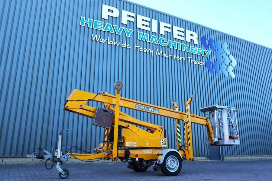 Denka-Lift JR12 Electric, 12m Working Height, 6.7m Reach, 120 - Nacelle sur remorque: photos 1 Denka-Lift JR12 Electric, 12m Working Height, 6.7m Reach, 120 - Nacelle sur remorque: photos 1