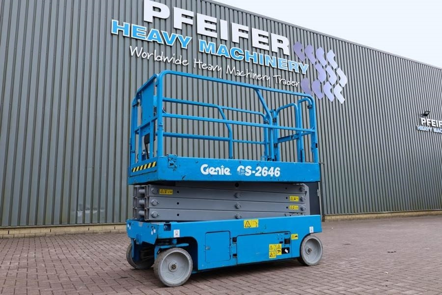 Genie GS2646 Electric, Working Height 9.80m, Capacity 45  - Nacelle ciseaux: photos 1 Genie GS2646 Electric, Working Height 9.80m, Capacity 45  - Nacelle ciseaux: photos 1