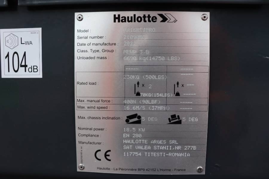 Nacelle articulée Haulotte HA16RTJ Pro: photos 6