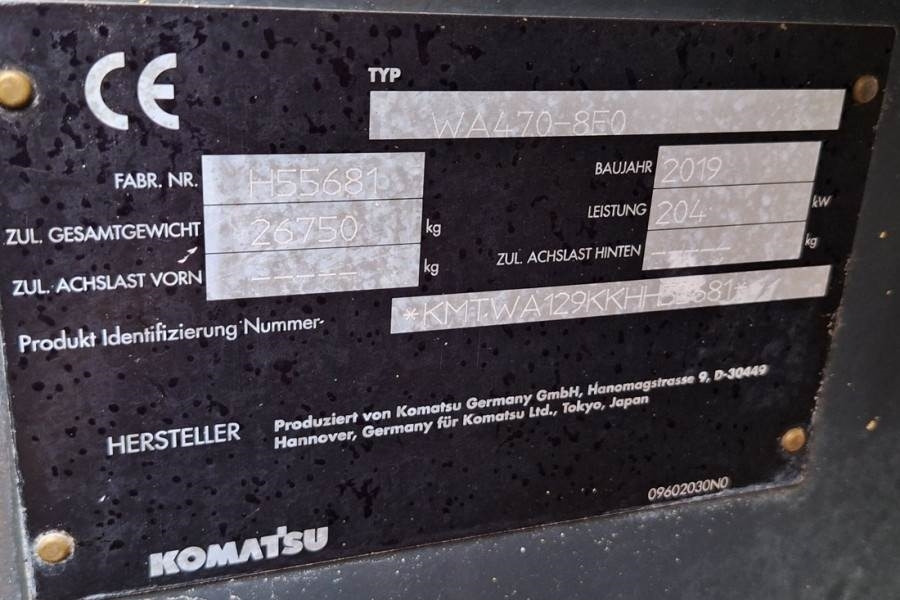Komatsu WA470-8 Diesel, 4x4 Drive, Tamtron Weighting Syste  — crédit-bail Komatsu WA470-8 Diesel, 4x4 Drive, Tamtron Weighting Syste: photos 6