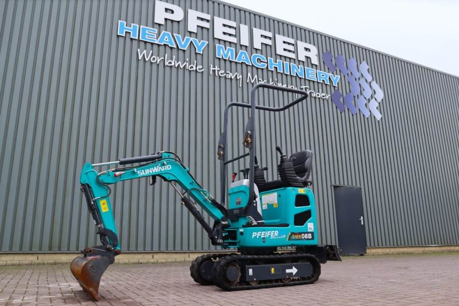 Mini pelle Sunward SWE08B Low Hours, CE certification, Diesel, Extend: photos 1