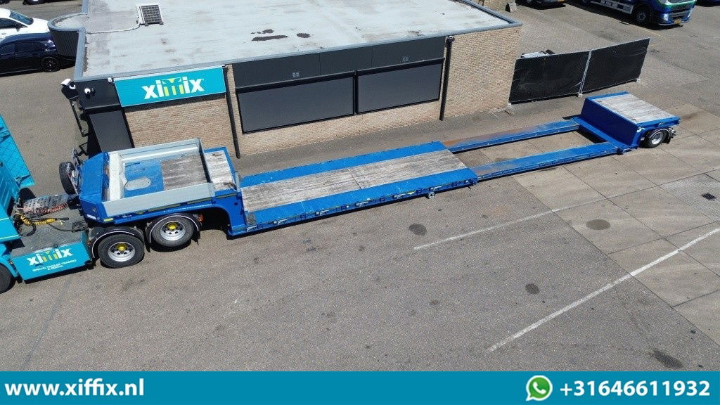 Broshuis TE Huur 1-ass. Uitschuifbare dieplader / 1x gestuurd - Semi-remorque surbaissé: photos 1 Broshuis TE Huur 1-ass. Uitschuifbare dieplader / 1x gestuurd - Semi-remorque surbaissé: photos 1