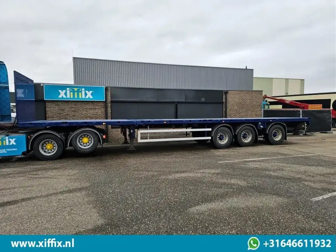 Doll 3-ass. Vlakke uitschuifbare oplegger / Naloop gestuurd / 14090 - Semi-remorque plateau: photos 4 Doll 3-ass. Vlakke uitschuifbare oplegger / Naloop gestuurd / 14090 - Semi-remorque plateau: photos 4