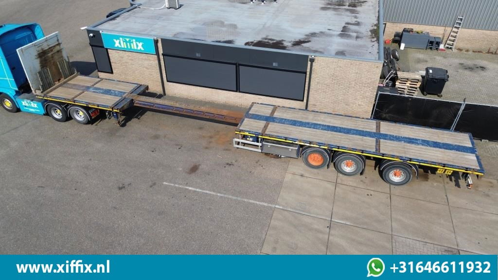 Doll 3-ass. Vlakke uitschuifbare oplegger / Naloop gestuurd - Semi-remorque plateau: photos 2 Doll 3-ass. Vlakke uitschuifbare oplegger / Naloop gestuurd - Semi-remorque plateau: photos 2