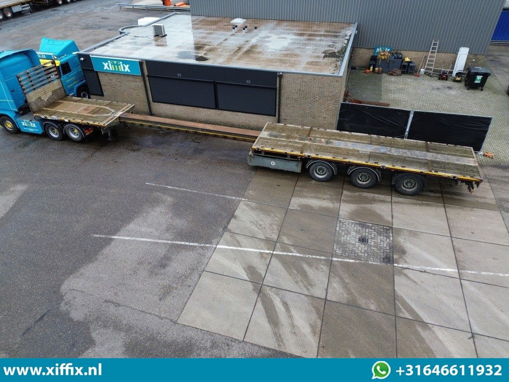 Meusburger 3-ass. Vlakke uitschuifbare oplegger / 3x gestuurd - Semi-remorque plateau: photos 2 Meusburger 3-ass. Vlakke uitschuifbare oplegger / 3x gestuurd - Semi-remorque plateau: photos 2