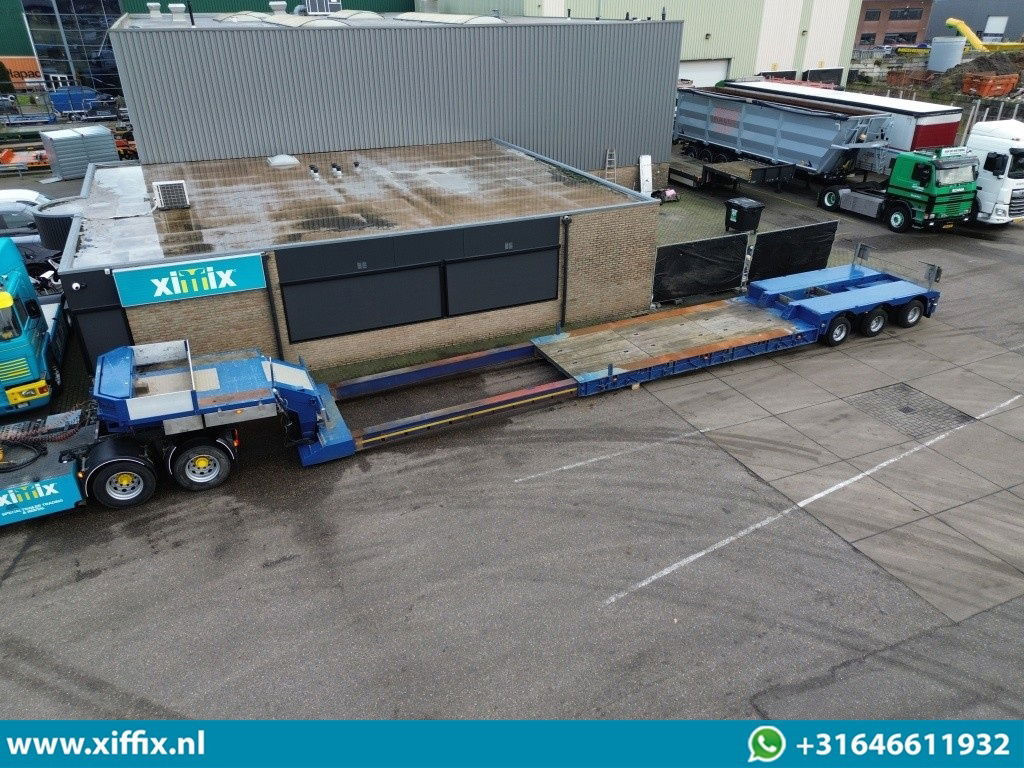 Nooteboom 3-ass. Uitschuifbare dieplader met afneembare nek / 3x gestuurd / 274 cm. Breed - Semi-remorque surbaissé: photos 1 Nooteboom 3-ass. Uitschuifbare dieplader met afneembare nek / 3x gestuurd / 274 cm. Breed - Semi-remorque surbaissé: photos 1