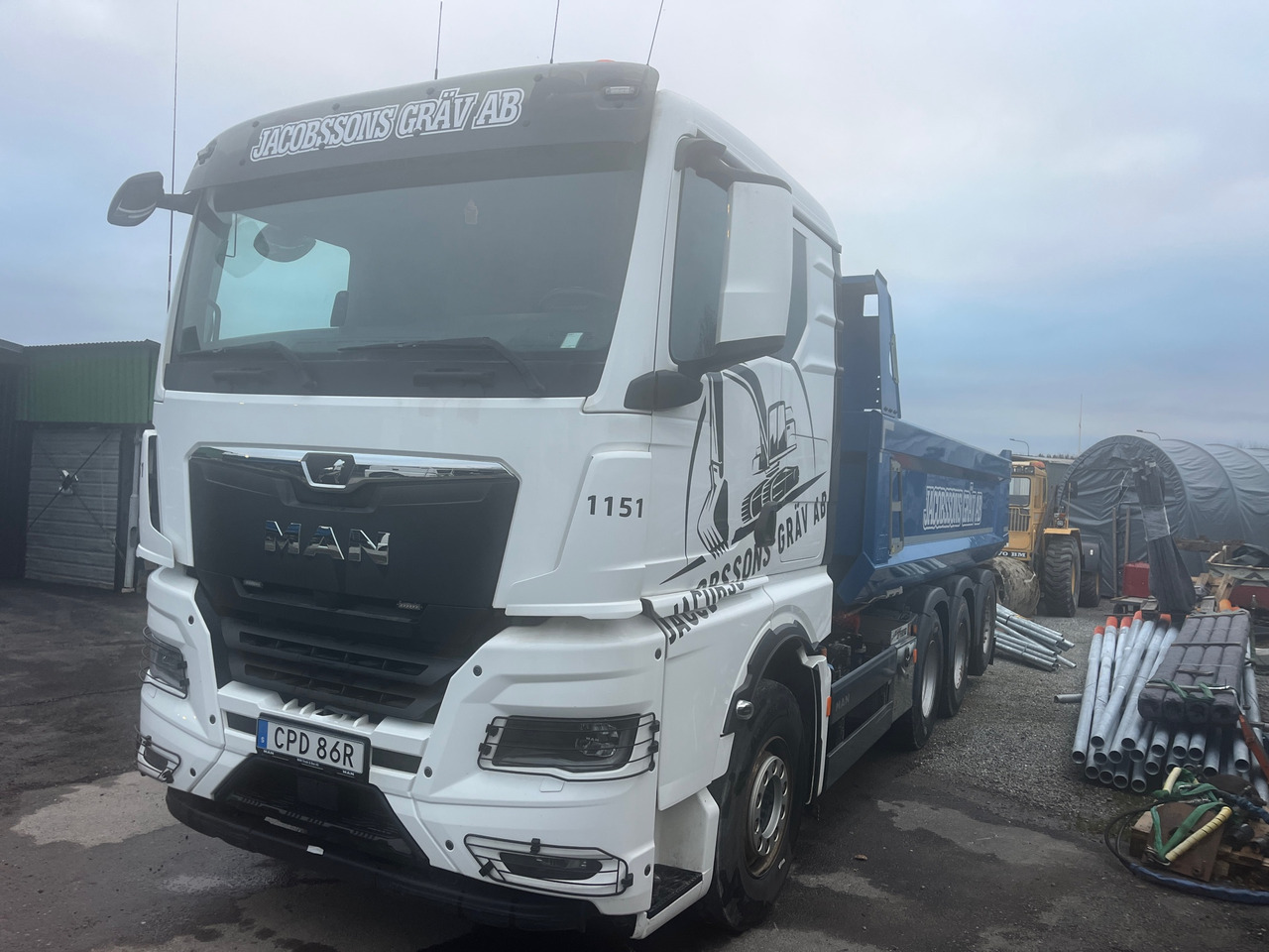 MAN TGX 35.510 8X4-4 BL CH - Camion benne: photos 1 MAN TGX 35.510 8X4-4 BL CH - Camion benne: photos 1