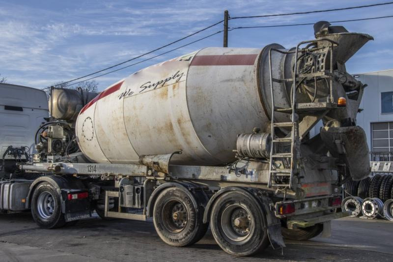 DE BUF BETON MIXER/MALAXEUR/MISCHER 10m3+MOTOR/MOTEUR - Semi-remorque malaxeur: photos 4 DE BUF BETON MIXER/MALAXEUR/MISCHER 10m3+MOTOR/MOTEUR - Semi-remorque malaxeur: photos 4