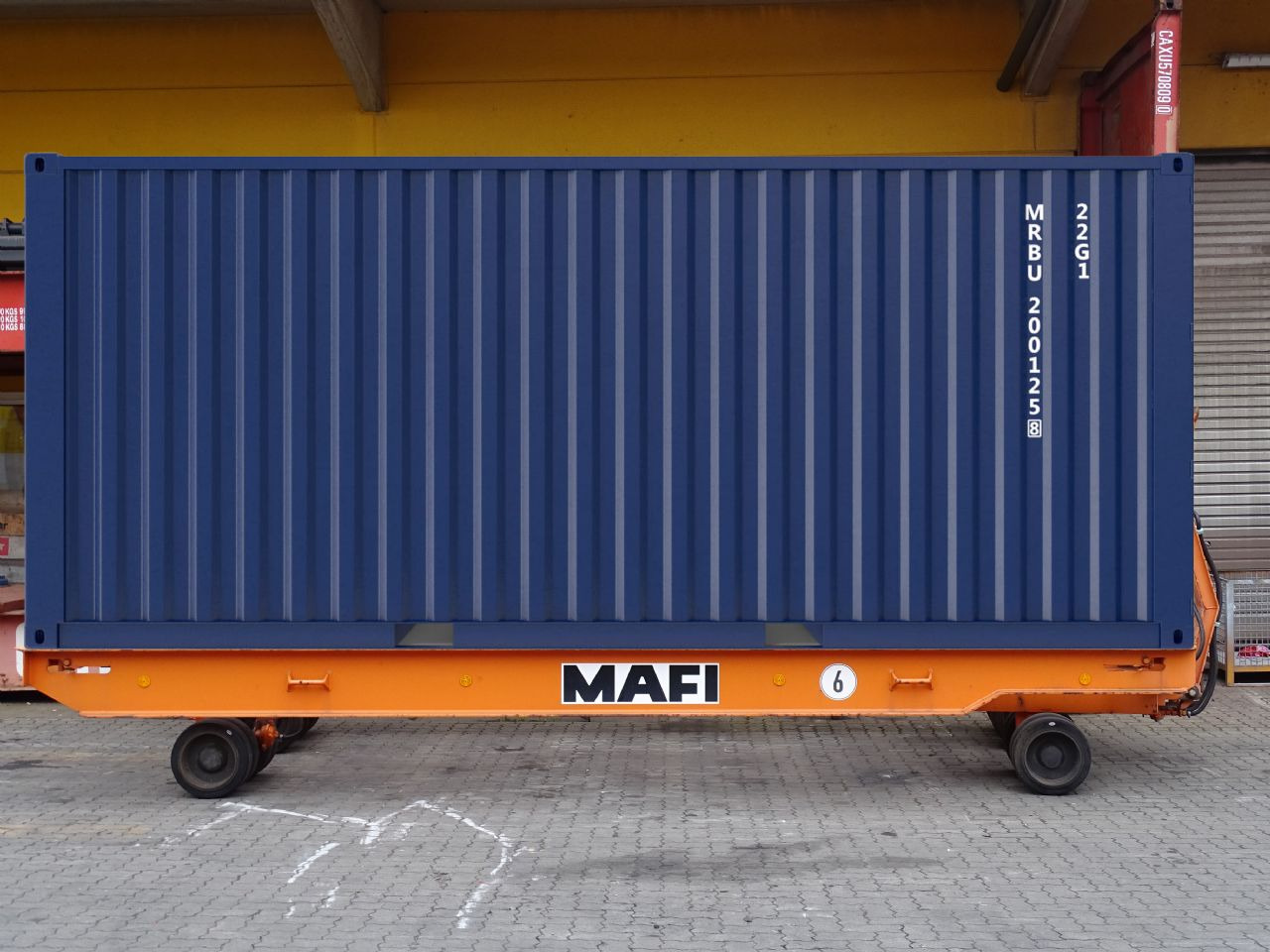 MAFI 1110-4 DFB - Remorque portuaire rolltrailer: photos 1 MAFI 1110-4 DFB - Remorque portuaire rolltrailer: photos 1