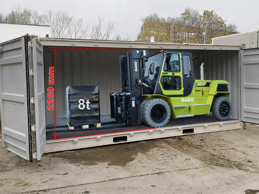 SAGO C80D - Container-Indoor-Stapler - Chariot élévateur diesel: photos 1 SAGO C80D - Container-Indoor-Stapler - Chariot élévateur diesel: photos 1