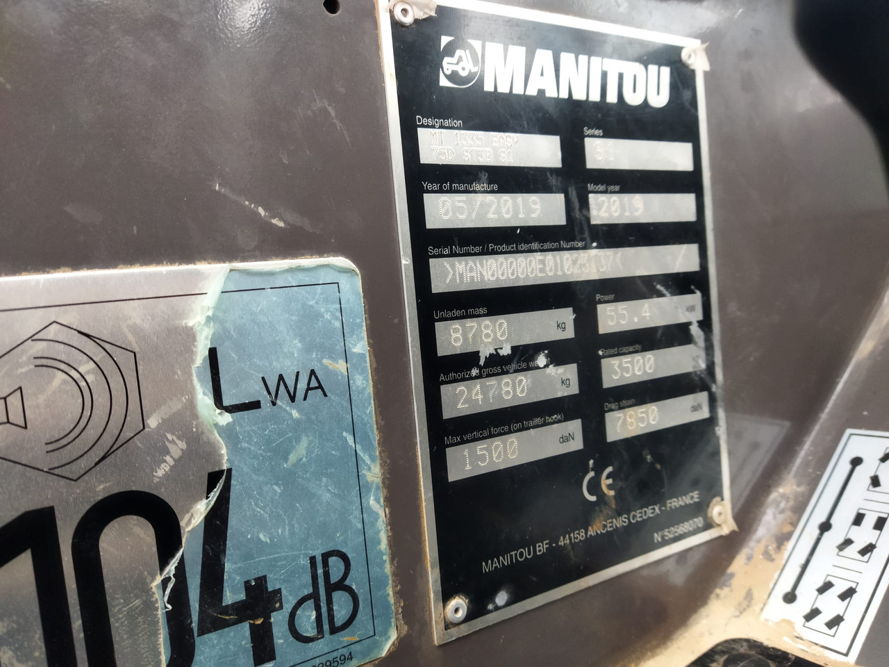 Chariot télescopique MANITOU MT1335 EASY: photos 13