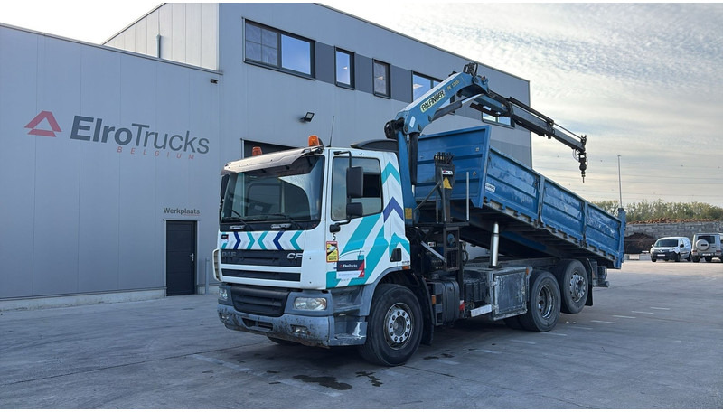 DAF 75 CF 250 (PALFINGER PK12000 / BELGIAN TRUCK / PERFECT CONDITION / LOW MILAGE) - Camion grue: photos 1 DAF 75 CF 250 (PALFINGER PK12000 / BELGIAN TRUCK / PERFECT CONDITION / LOW MILAGE) - Camion grue: photos 1