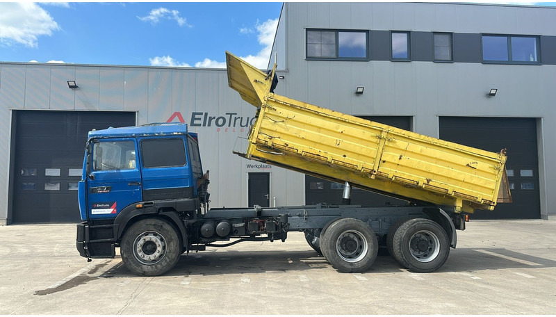 Camion benne Renault G 330 Manager (GRAND PONT / LAMES / POMPE MANUELLE / MANUAL PUMP): photos 8