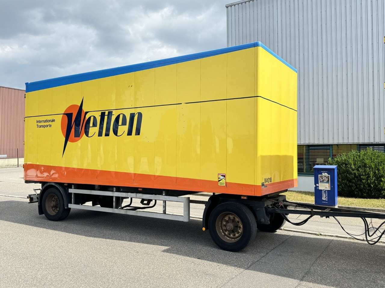 Remorque fourgon Bachert 14t Alu-Möbelkoffer 7,2m BPW Luft ZS: photos 9
