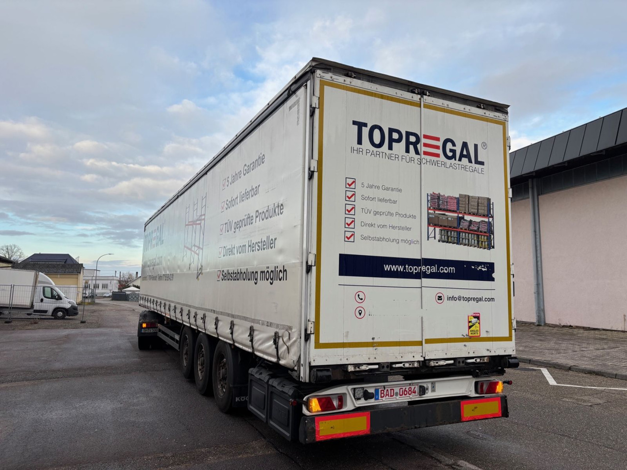 Kögel SN24, Edscha, Schiebeplane, BPW-Achse - Semi-remorque rideaux coulissants: photos 3 Kögel SN24, Edscha, Schiebeplane, BPW-Achse - Semi-remorque rideaux coulissants: photos 3